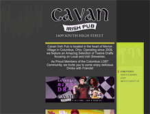 Tablet Screenshot of cavanirishpub.com